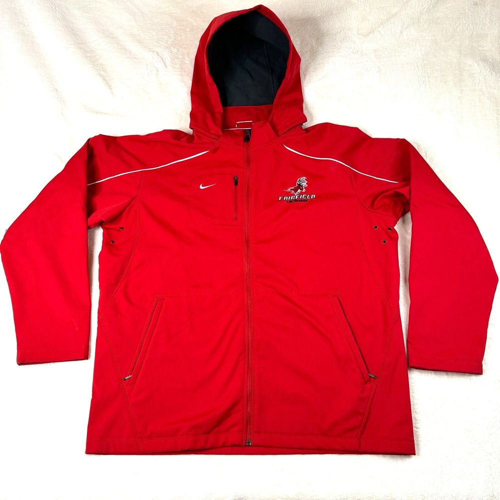 Nike Pro Elite Hyper Shield Storm Field Jacket Lacrosse Team XL Vented Armpits